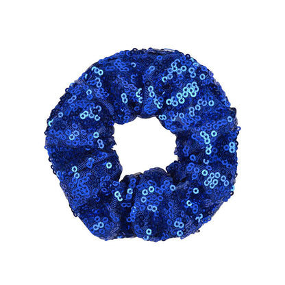 FMH - Glitter Pailletten Sequin Scrunchie elastiek dressuurknot knotband (div. kleuren)