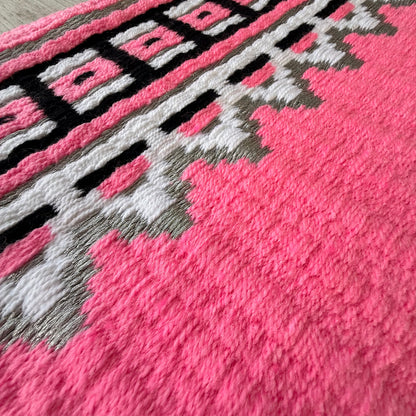 SB002 - Western oversized showblanket A - Roze, zwart, wit, zilver