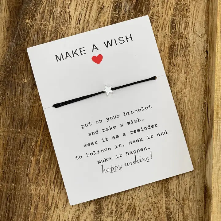 Parsley & pepper - Braccialetto Make a Wish (diversi colori)