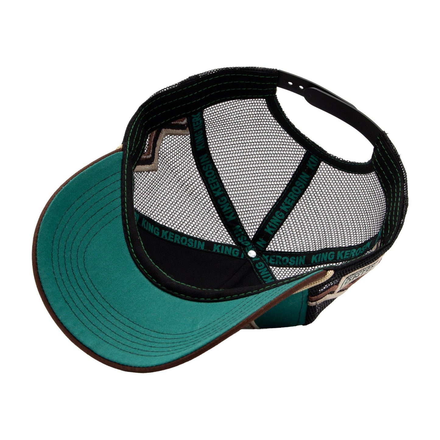 King Kerosin - Trucker cap California turquoise/brown