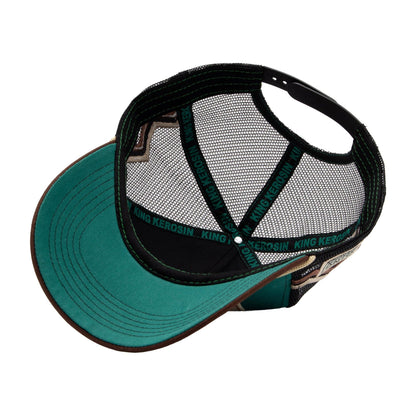 King Kerosin - Trucker-Cap California türkis/braun