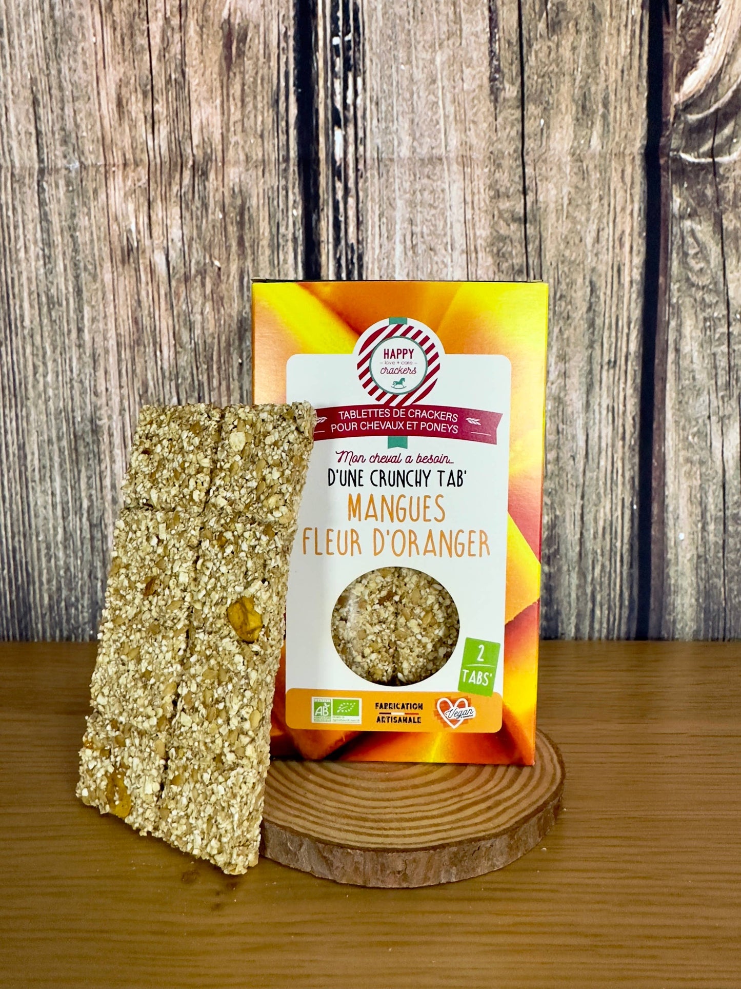 Happy Crackers - Crunchy Tabs mangue à la fleur d'oranger