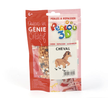 Graine Creative - Perlou Perlen 3D Pferdeset Bügelperlen