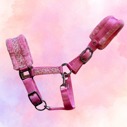 Happy Halsters x FMH - Pink Cowgirl Exclusive halter (faux fur) various colors