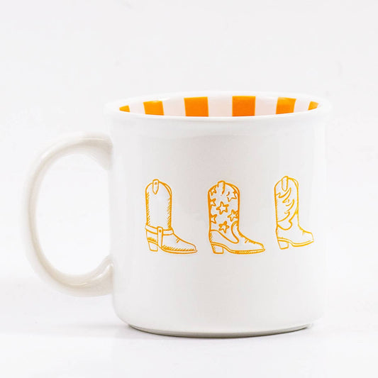 Royal Standard - Cowgirl Checkerboard Koffiemok oranje 14oz