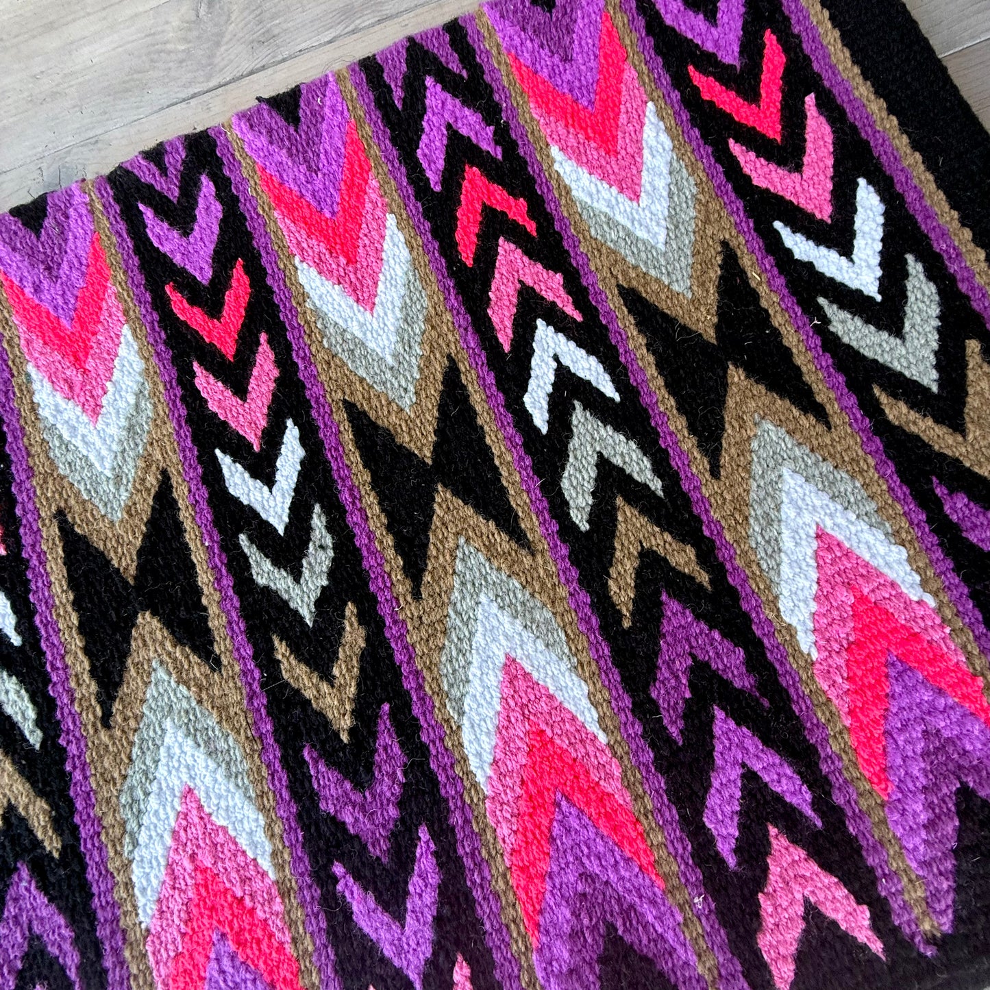 SB061 - Western oversized showblanket A - Paars, roze, taupe