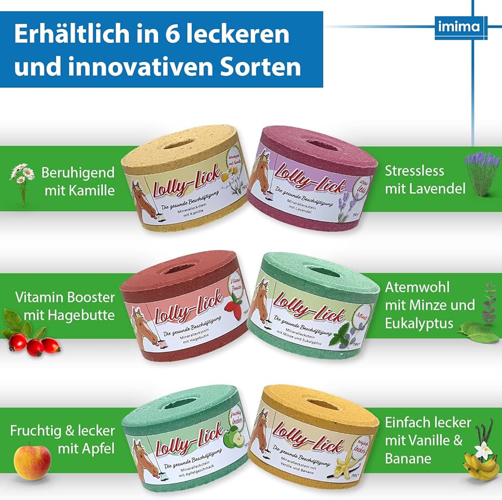 Lolly-Lick - Gesunder Leckstein 750G (verschiedene Varianten)
