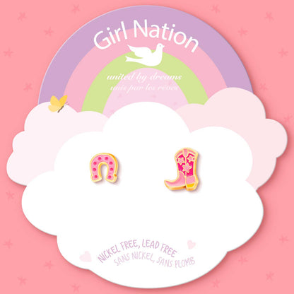 Girl Nation - Das perfekte Paar Yeehaw Ohrringe