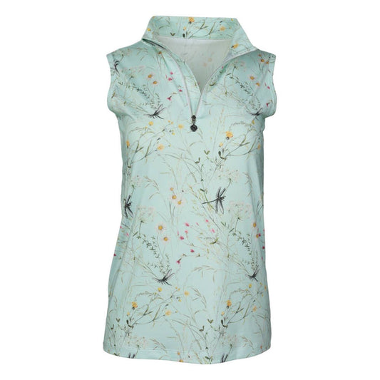 Dapplebay - Dragonfly Meadow zip rijshirt mouwloos