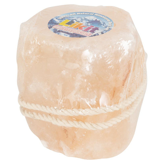 Likit - Liksteen ICE Himalaya zoutsteen met touw 3,3KG