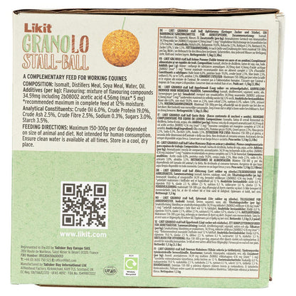 Likit - GranoLo Appel Stall-Ball suikerarme stalbal 1,5KG