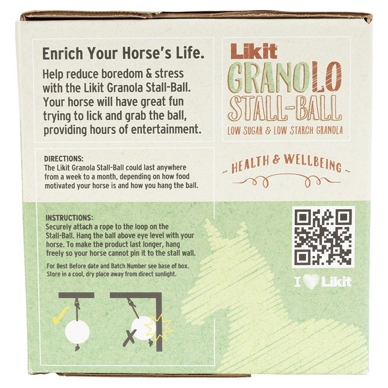 Likit - GranoLo Appel Stall-Ball suikerarme stalbal 1,5KG