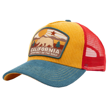 King Kerosin - Truckerpet California geel/rood