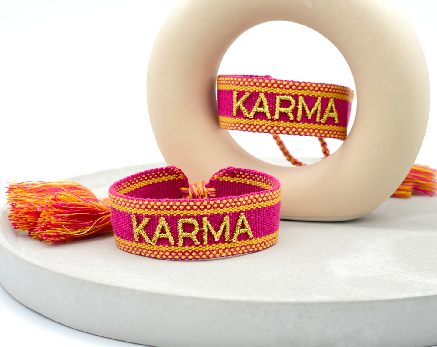 Parsley & Pepper - Karma armband cherry/ goud