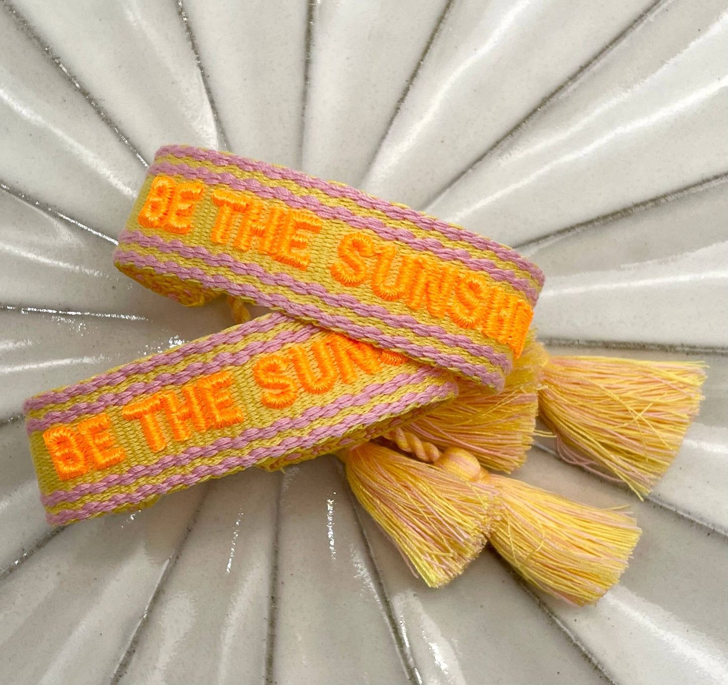 Parsley & Pepper - Be The Sunshine armband geel/ oranje