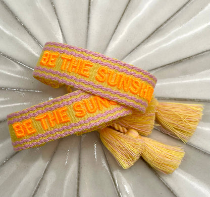 Parsley & Pepper - Be The Sunshine armband geel/ oranje