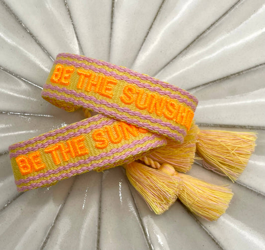 Parsley & Pepper - Be The Sunshine armband geel/ oranje