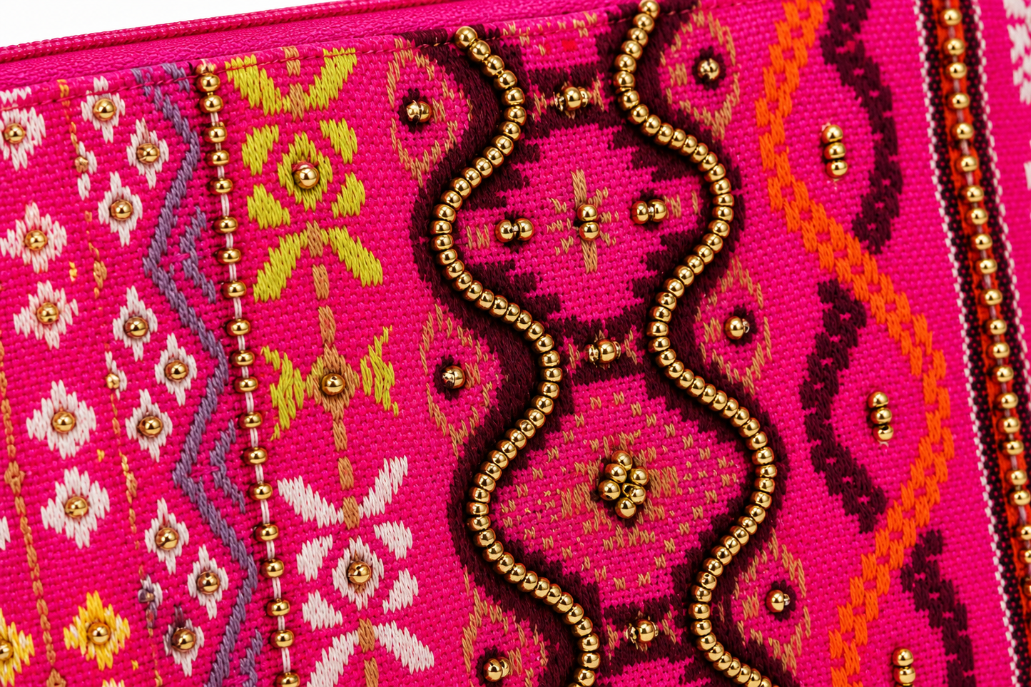 The Bling Barn - Beaded Bag handtas clutch met polsriem Electric Cowgirl