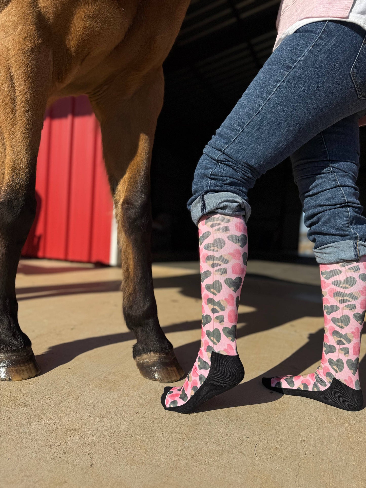 Red Barn - Chaussettes d’équitation Barn Crush