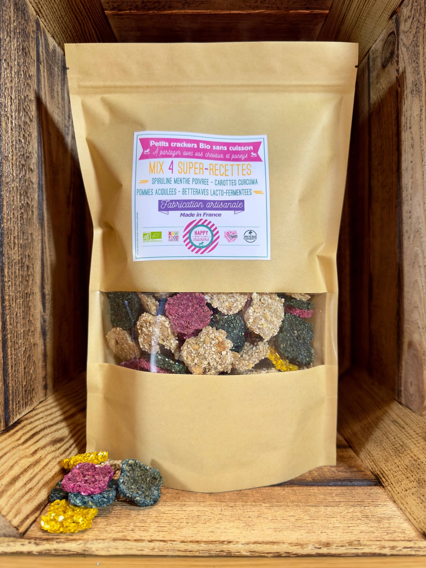 Happy Crackers - Mix di 4 cracker biologici con ricette deliziose