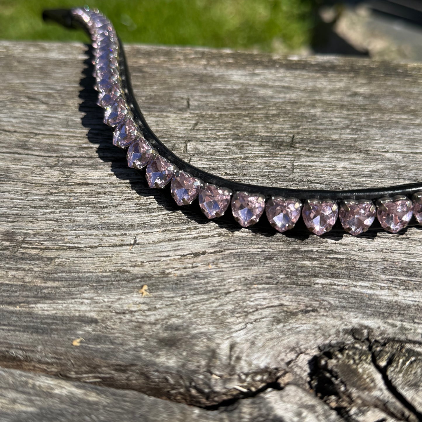 FMH - FLASH DEAL - Browband with Heart or Round stones