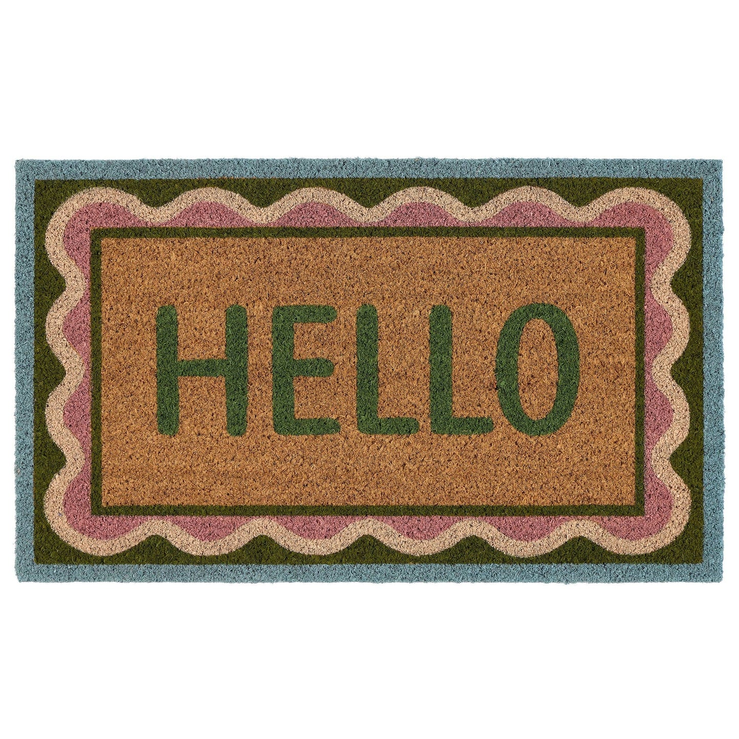 Phoenox Textiles - My Mat Hello Scallop zerbino in cocco