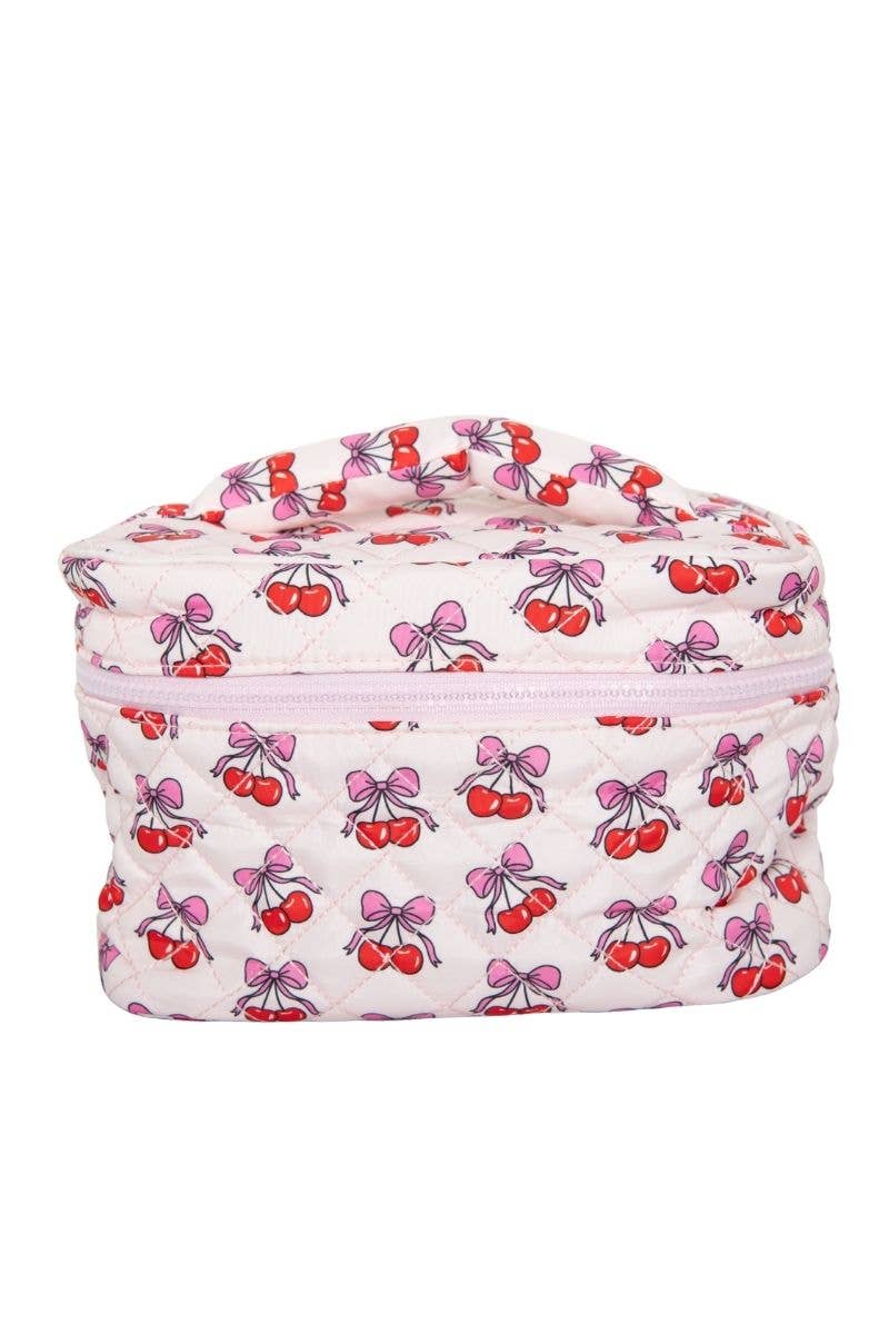 KatyDid - Cherry & Bows Make-up tas