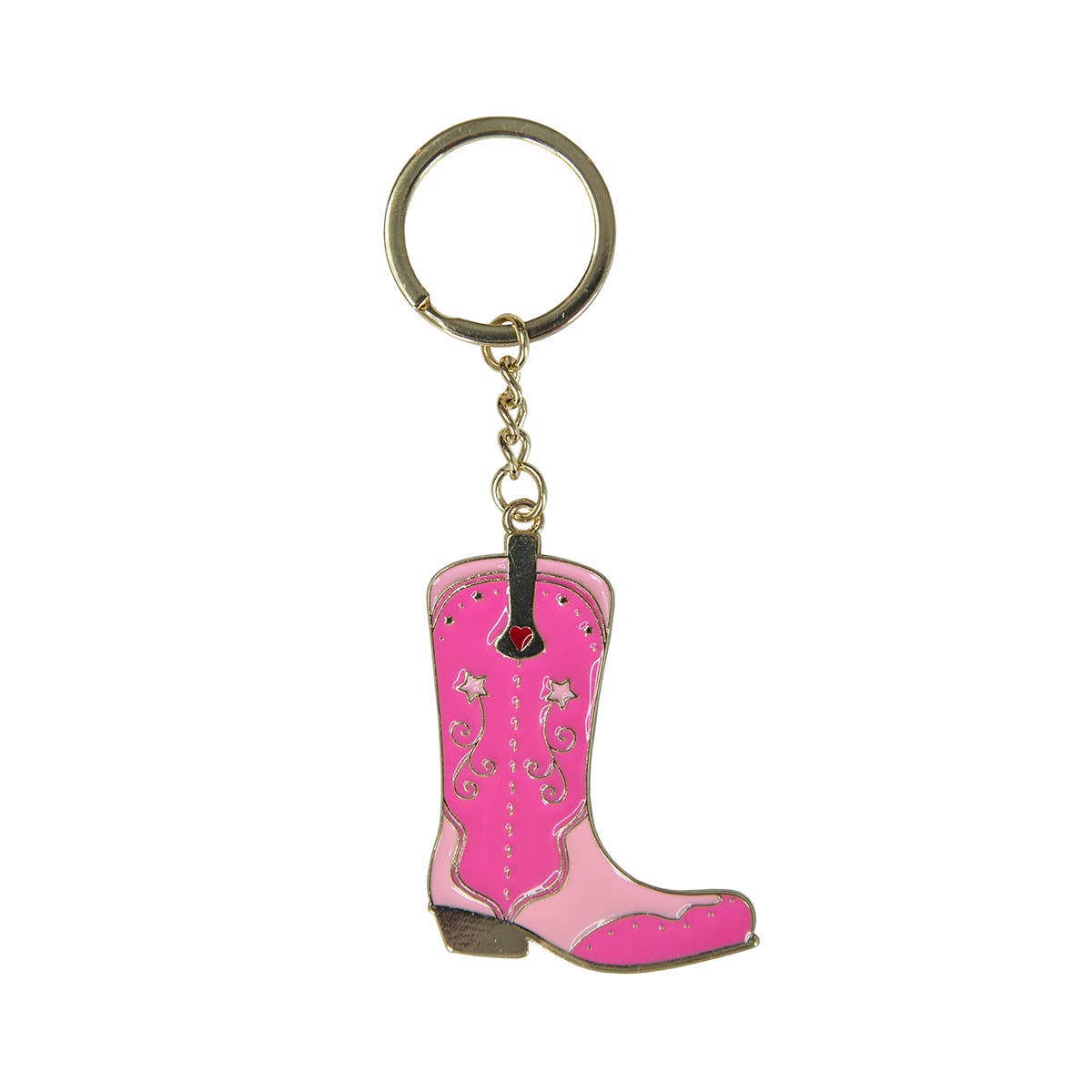Sass &amp; Belle - Enamel keychain with cowboy boot