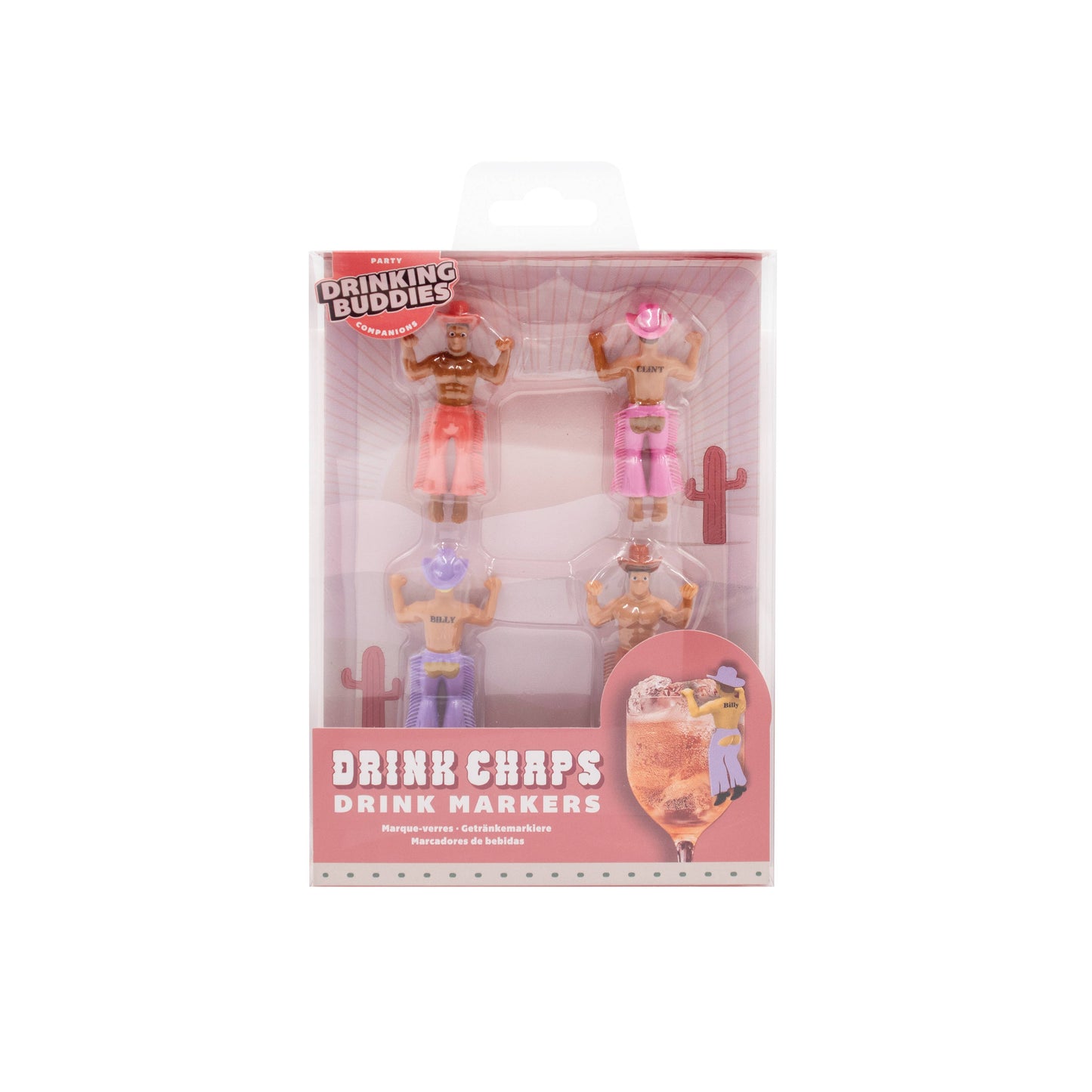 NPW - Western Drink Chaps Cowboys Drinkmarkers