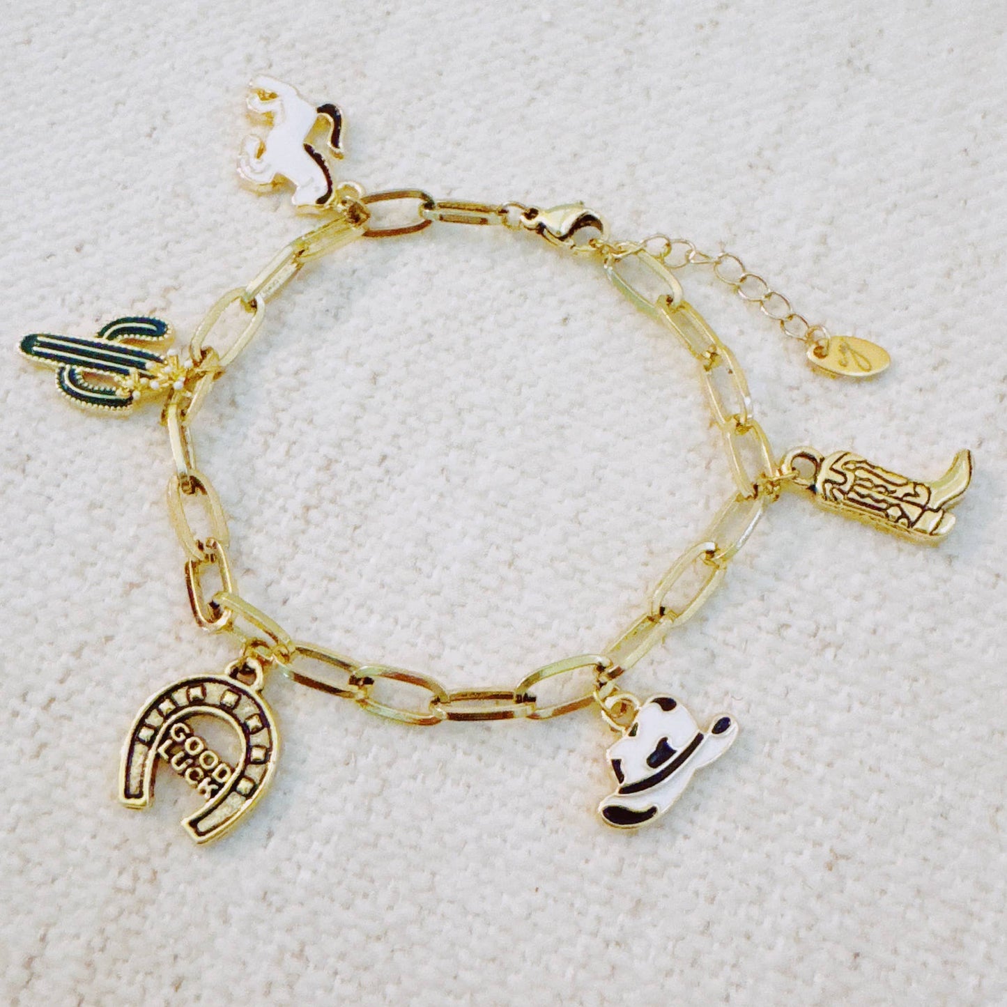 Ellison&amp;Young - Yeehaw Rodeo Charm Bracelet Western Icons