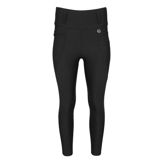 Dapplebay - Winter Essential Full Seat Tights zwart warme fleece rijlegging