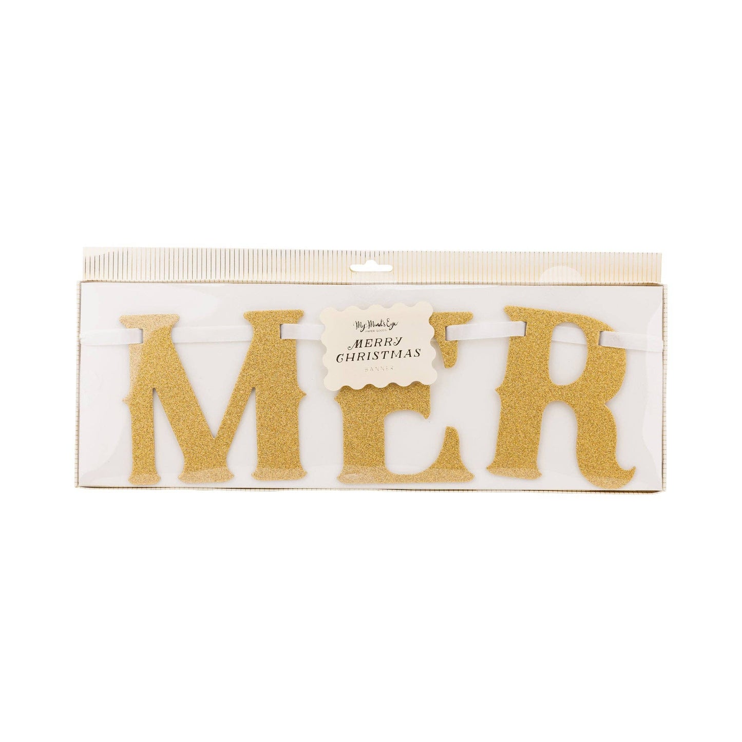 My Mind’s Eye - Merry Christmas Kerst Glitter Chipboard slinger