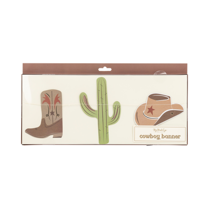My Mind’s Eye - Cowboy Icon banner flag line