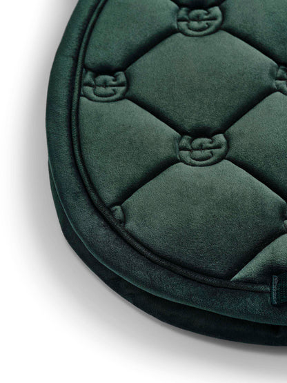 Equestrian Stockholm - FW26 Sycamore Green - Jump Saddle Pad Velvet springzadeldek