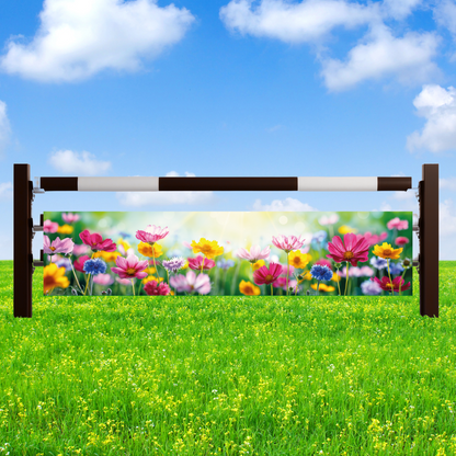 Jumpbanners - Hinderniszeil Standard Wild Flowers