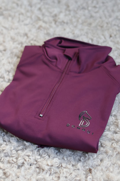 Donqui - Baselayer Langarm Burgundy Bordeaux