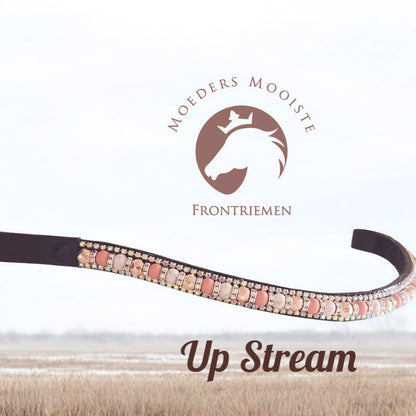 UNCLAIMED ITEMS - Moeders Mooiste Browbands - Wave "Up Stream" Z-N SHET or FULL