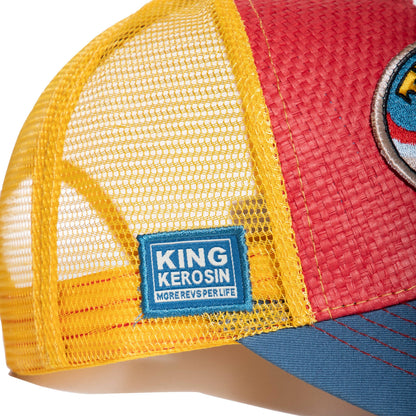 King Kerosin - Trucker-Cap Titties & Beer beige/blau