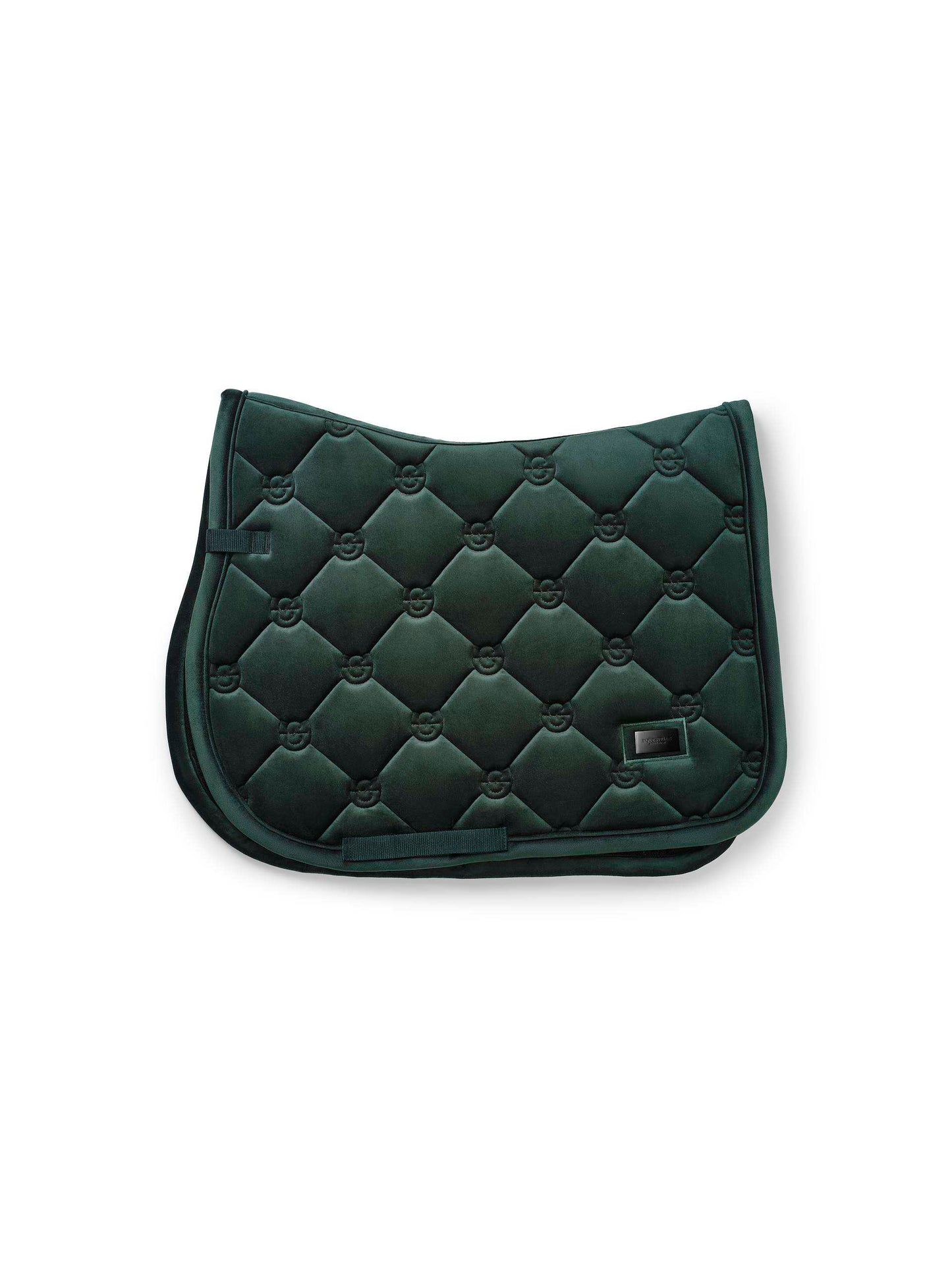 Equestrian Stockholm - FW26 Sycamore Green - Jump Saddle Pad Velvet springzadeldek