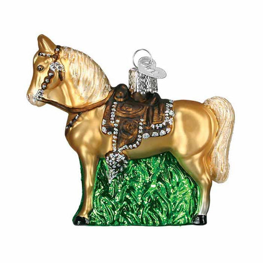 Kelley&Co - Ornament Glazen Western Horse