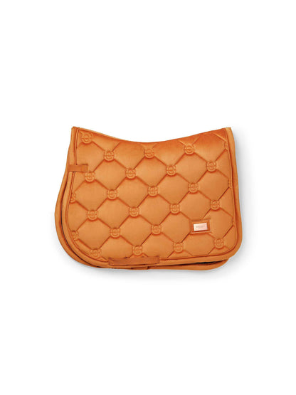 Equestrian Stockholm - FW26 Chestnut - Jump Saddle Pad Velvet springzadeldek