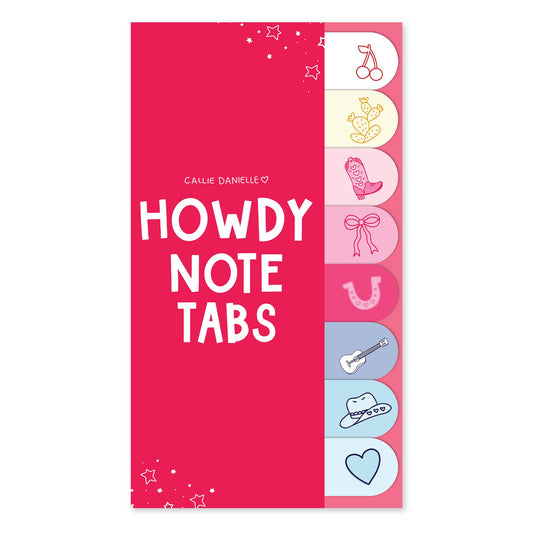Callie Danielle - Howdy Western Sticky Note Tabs