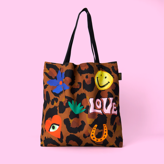 Eleanor Bowmer - Bolso de hombro Leopard Icon
