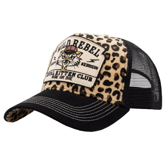 King Kerosin - Trucker Cap Wild Rebel Royal Kitten Club Cap