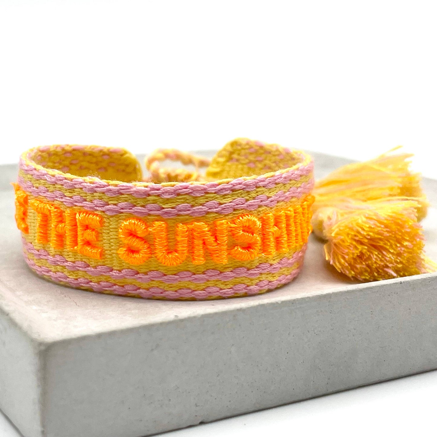 Parsley & Pepper - Be The Sunshine armband geel/ oranje