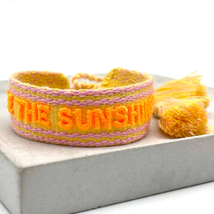 Parsley & Pepper - Be The Sunshine armband geel/ oranje