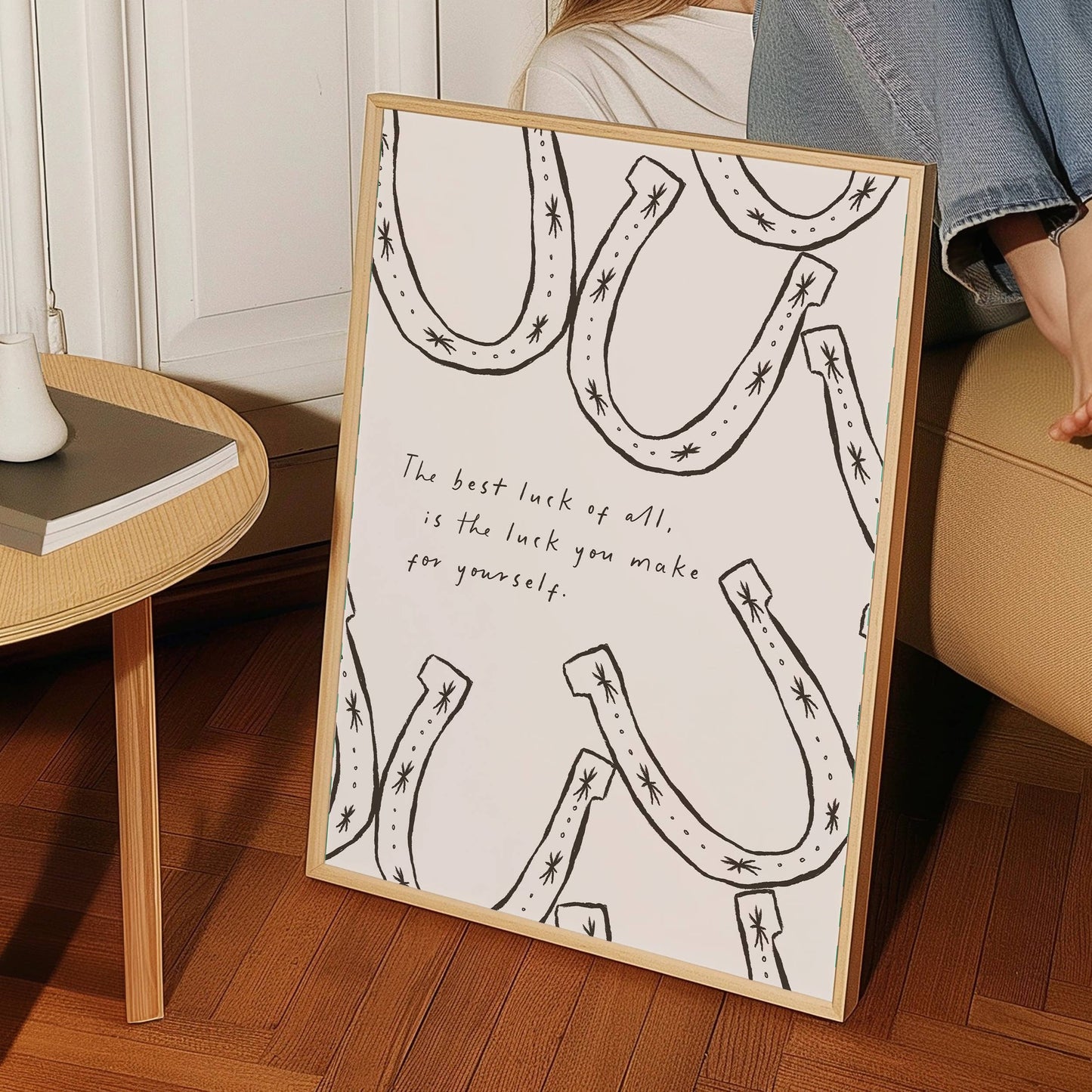 Seven Icons - Kunstdruk Print hoefijzer The best luck of all Poster