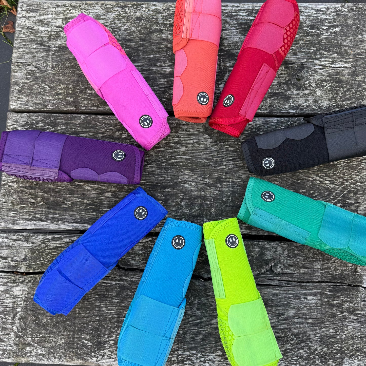 FMH - NeoPro the Solids - Neoprene beenbeschermers boots voor paarden (div. kleuren)