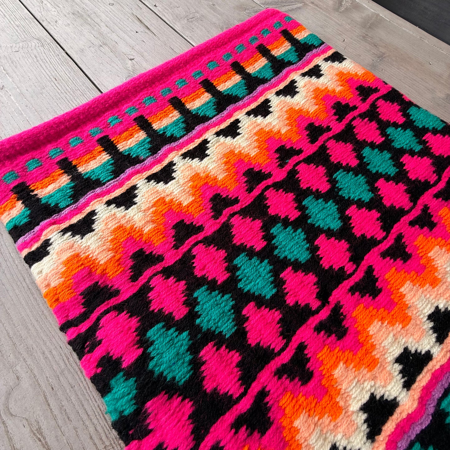 SB029 - Western oversized showblanket A - Roze, oranje, turquoise