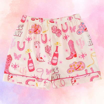 FMH - Children's Summer Pajama Set/Loungewear Pony Party